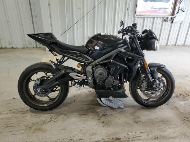  Salvage Triumph Motorcycle Street