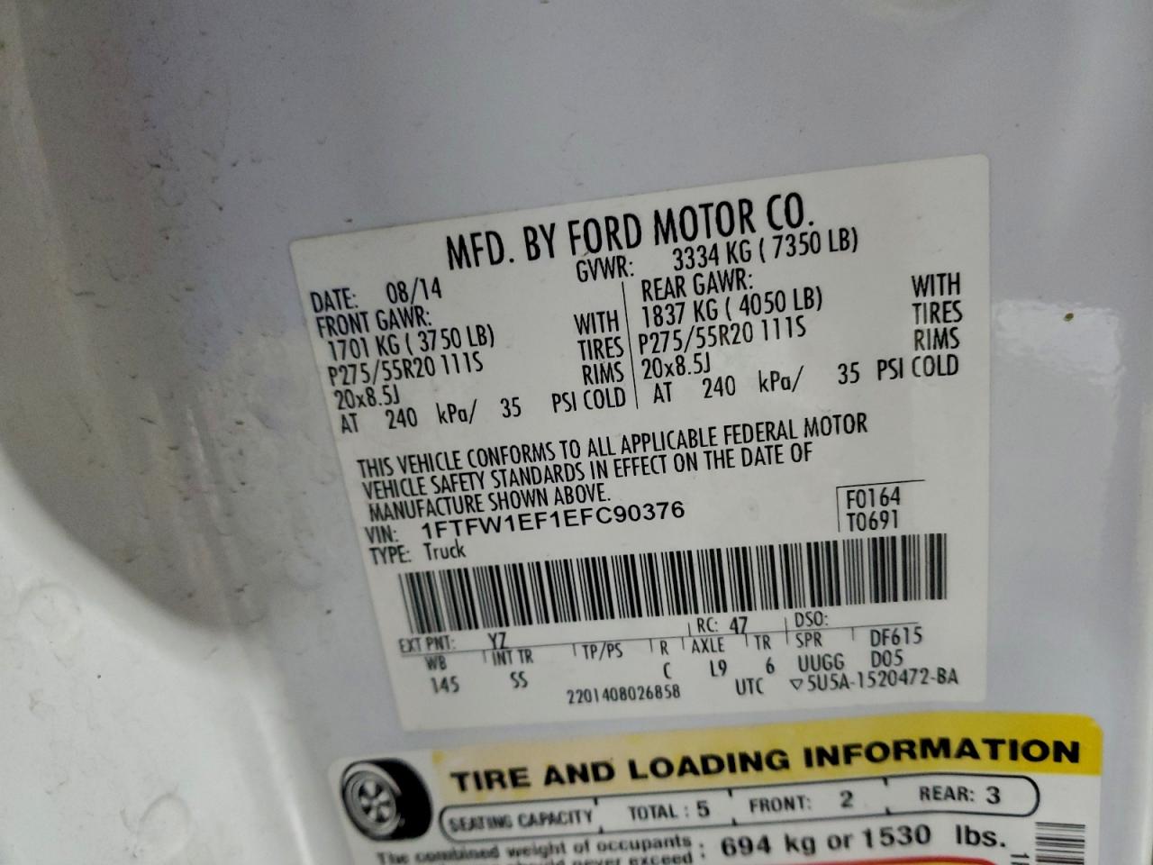 Ford F-150 Supercrew Image 8