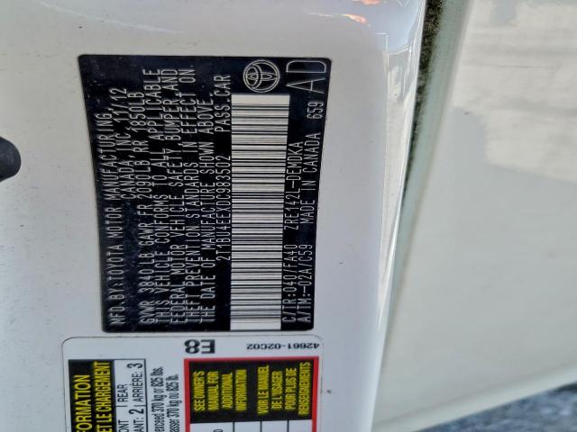 Toyota Corolla Base Image 8