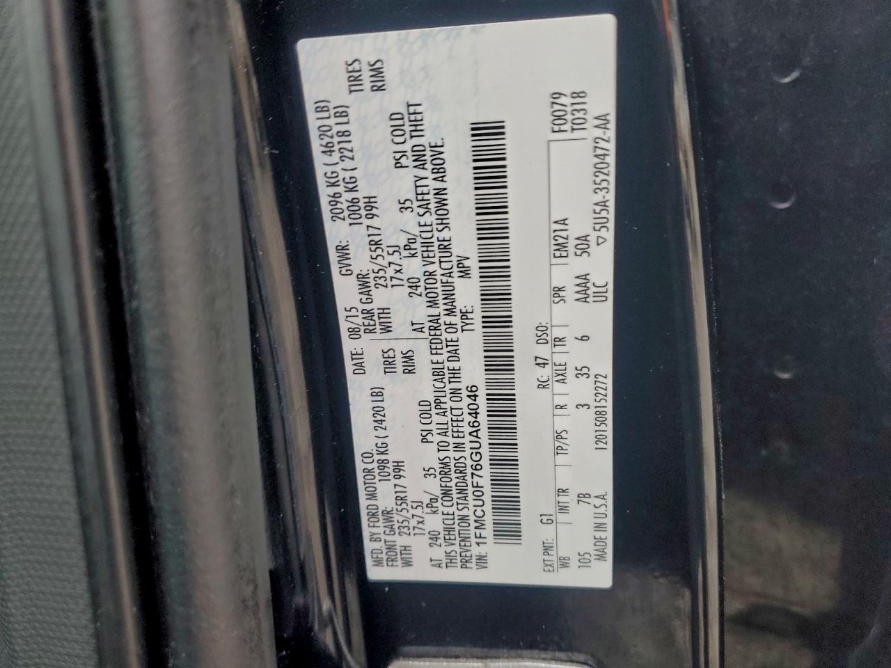 Ford Escape S Image 7