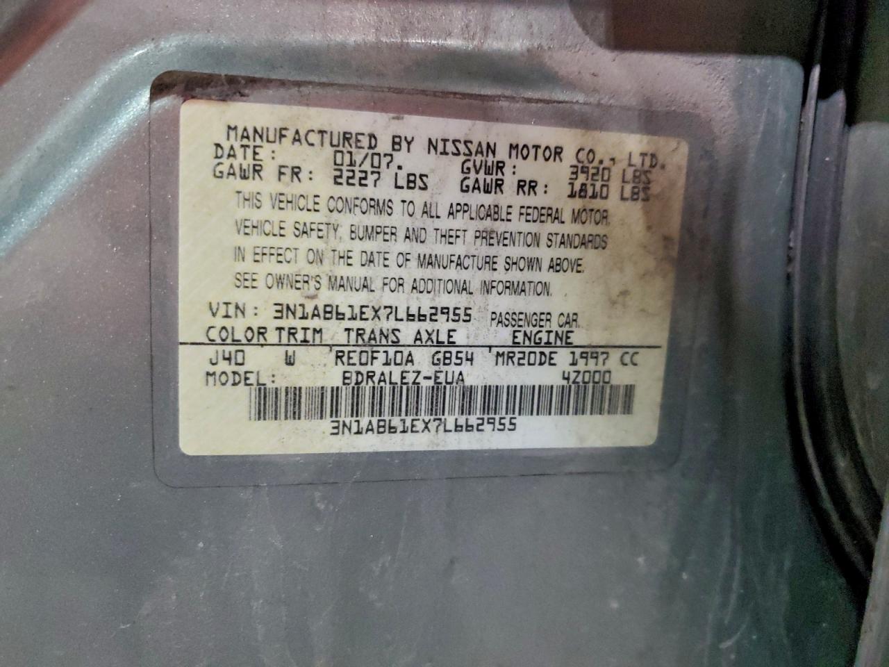 Nissan Sentra 2.0 Image 8