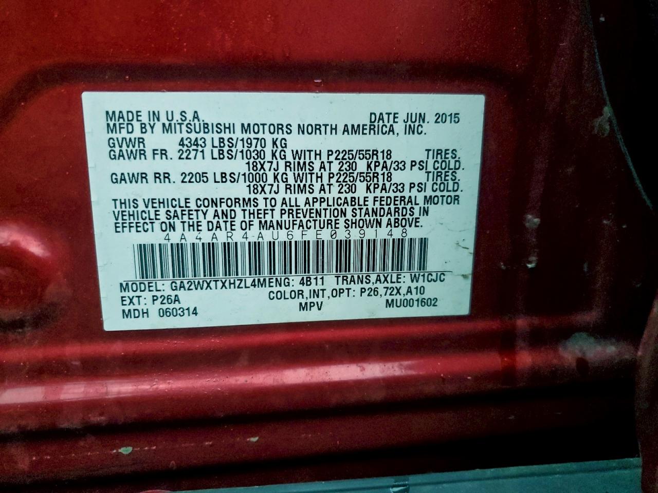 Mitsubishi Outlander Se Image 2