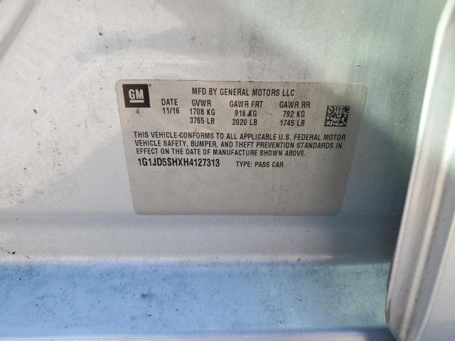 Chevrolet Sonic Lt Image 10