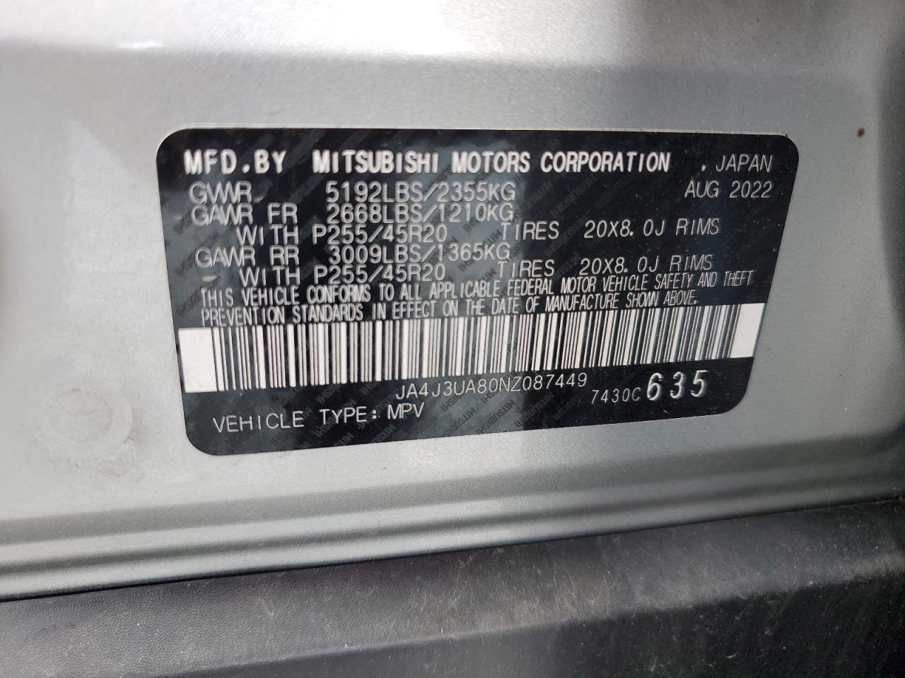 Mitsubishi Outlander Se Image 12