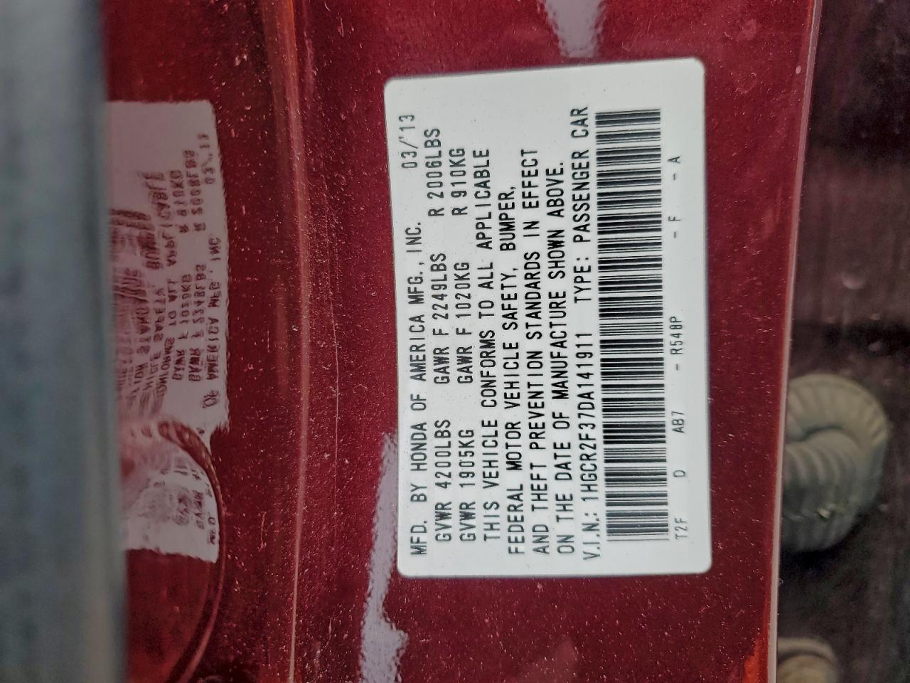 Honda Accord Lx Image 10