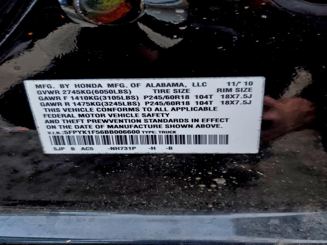 Honda Ridgeline Rtl Image 9