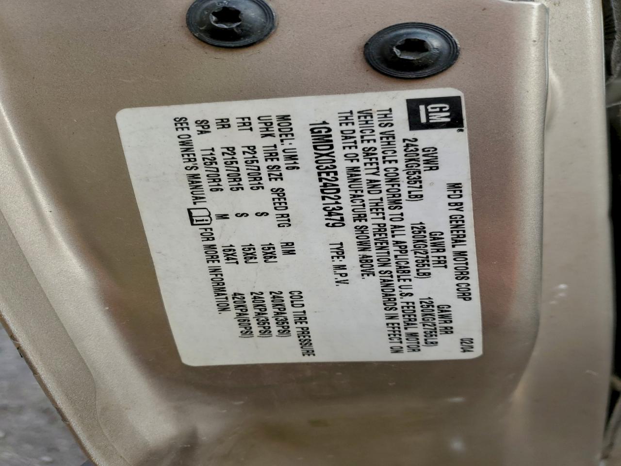 Pontiac Montana Image 9