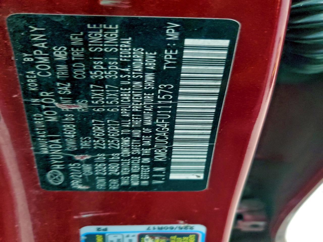 Hyundai TUCSON Limited Image 11