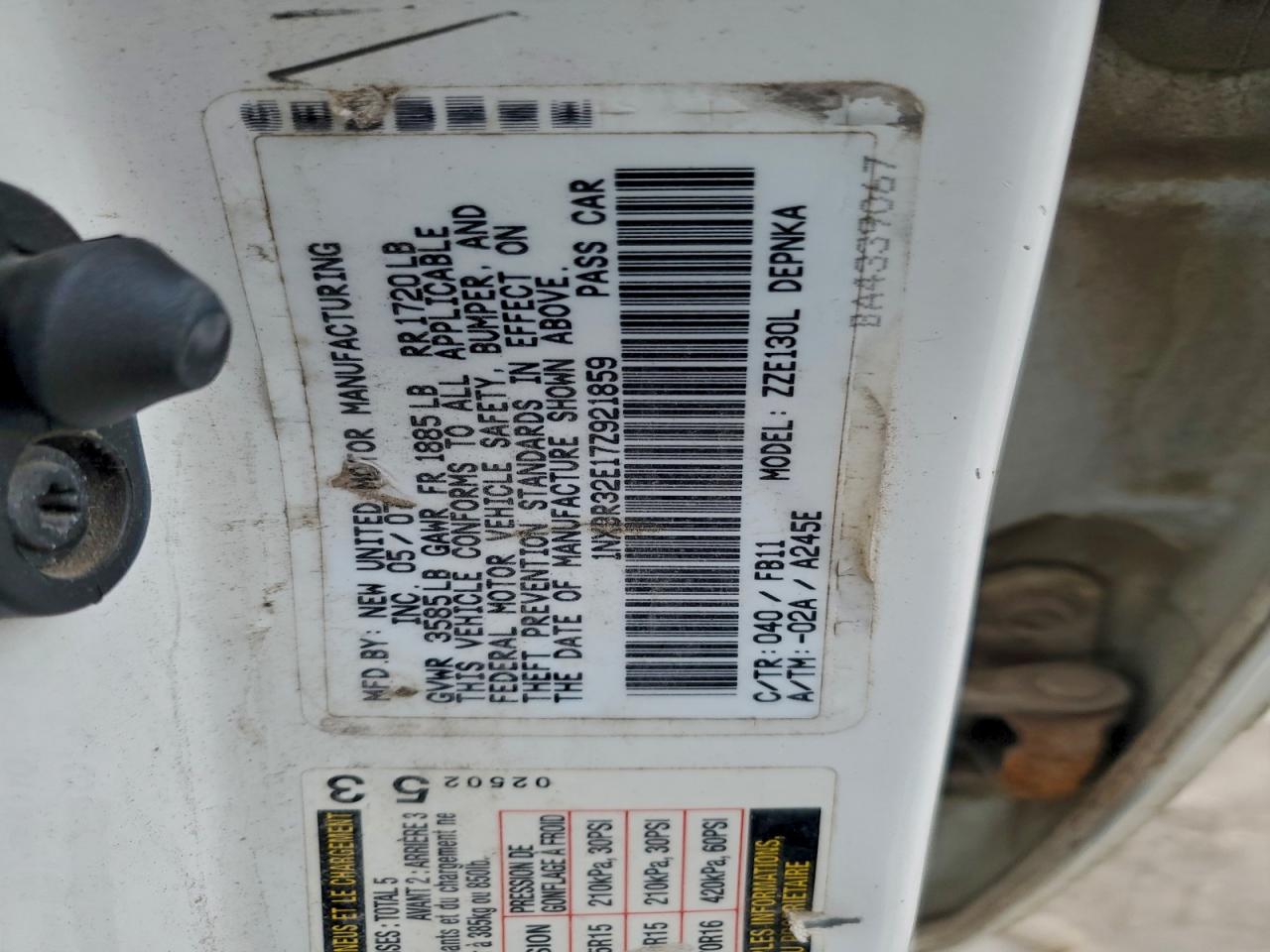 Toyota Corolla Ce Image 11