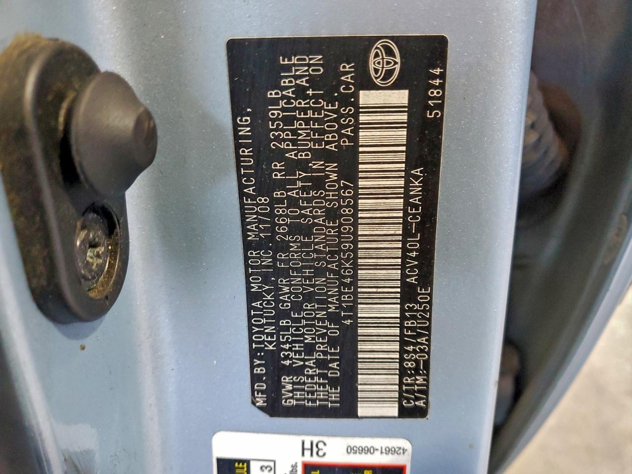 Toyota Camry Base Image 5