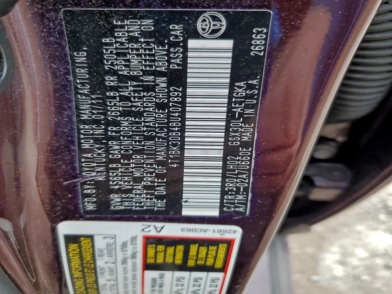 Toyota Avalon Base Image 10