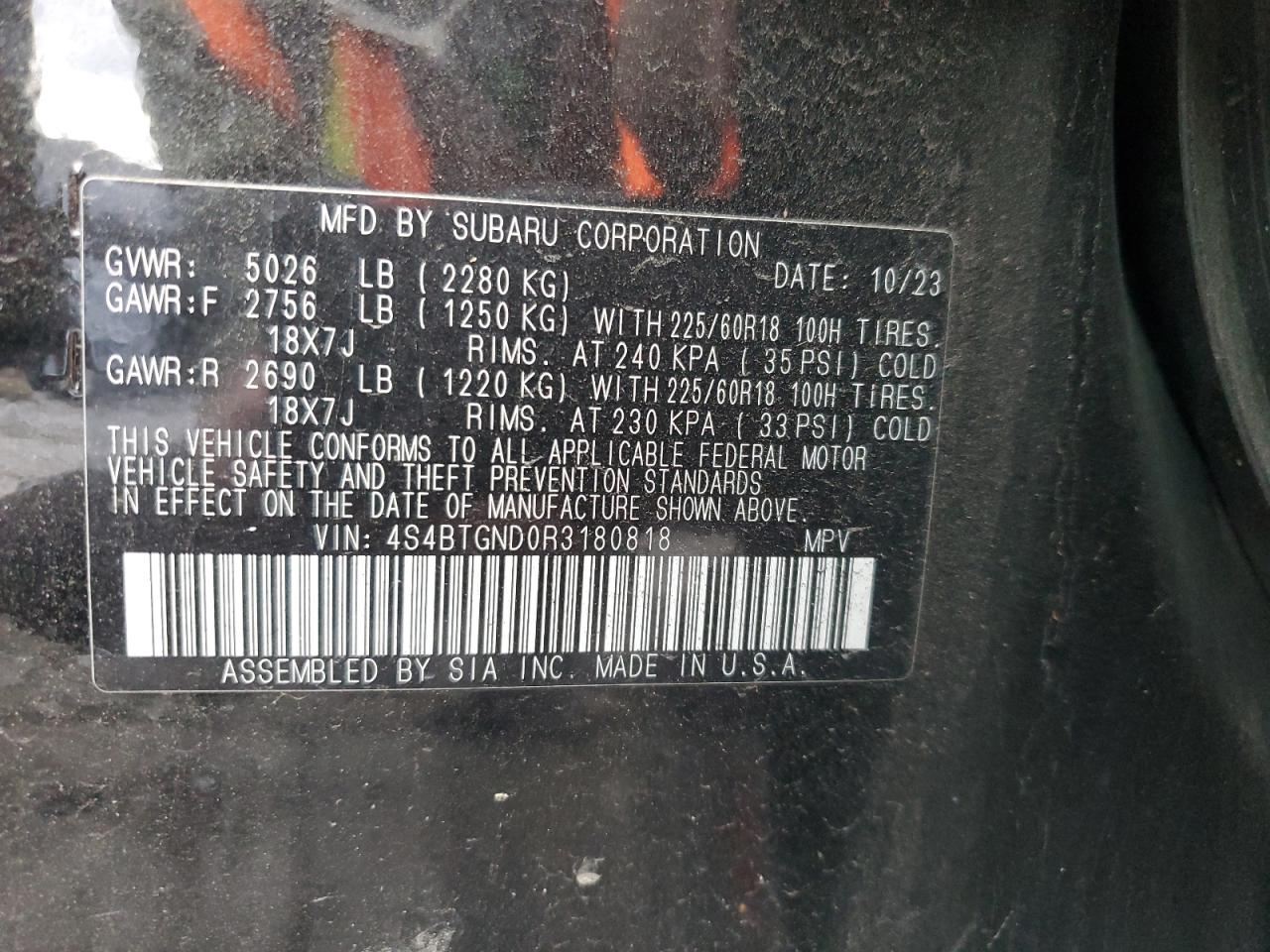 Subaru Outback Limited Xt Image 12