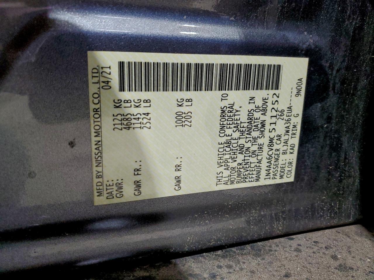 Nissan Maxima Sv Image 9