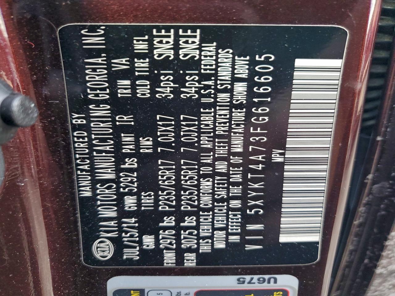 Kia Sorento Lx Image 13