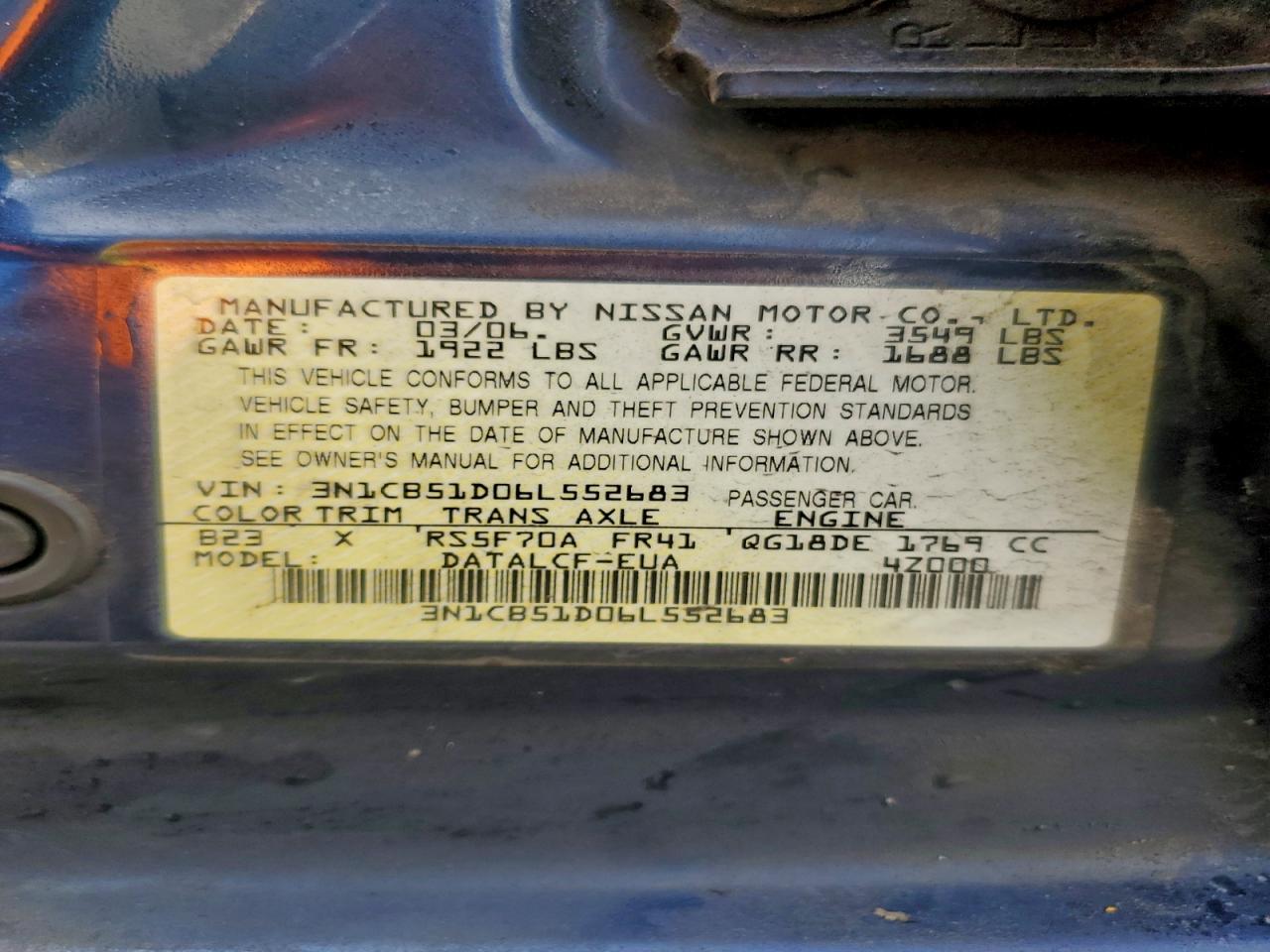 Nissan Sentra 1.8 Image 9